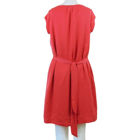 CHIC by Jacob Dark Salmon Capsleeve Dress - Picture 2 of 3